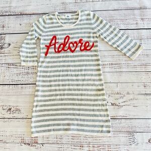 Old Navy striped knit dress! Size 14! VALENTINES